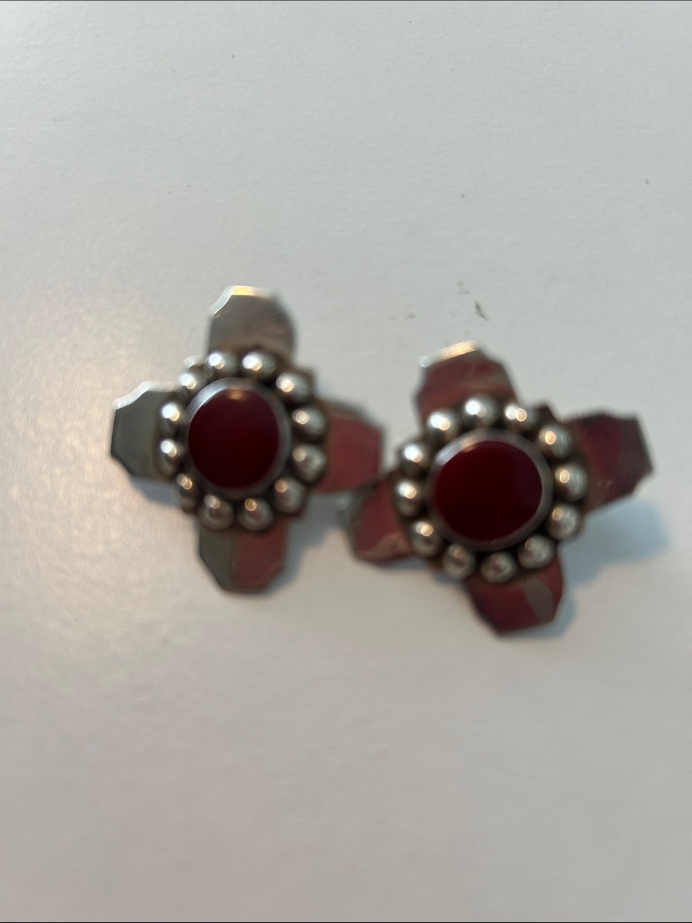 925 silver clip earrings